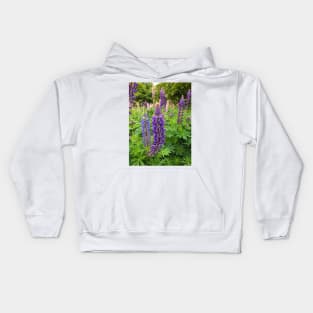 Purple Lupines Kids Hoodie